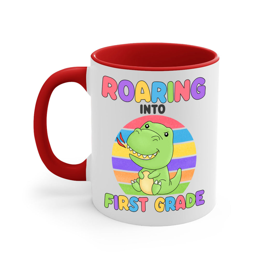 Roaring to 1st Grade Trex 2#- First Grade-Mug / Coffee Cup