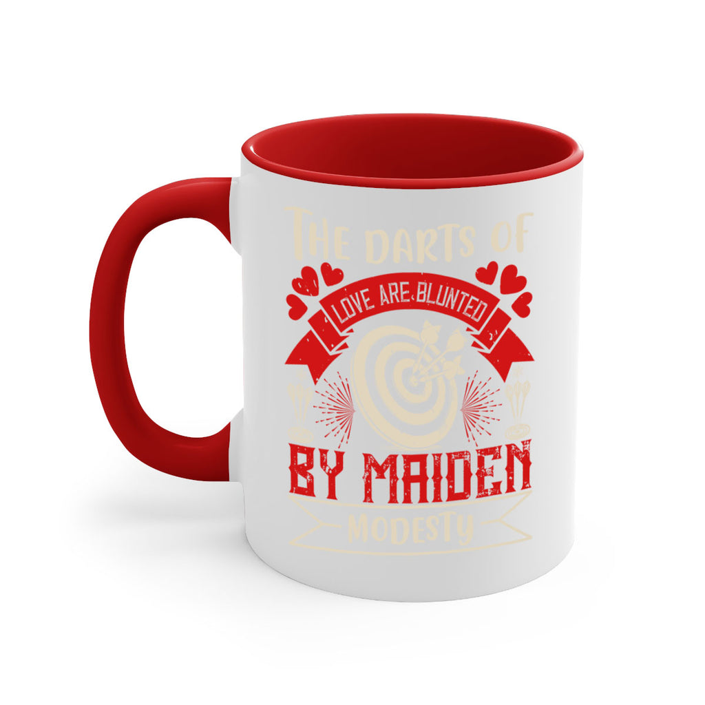 The darts of love are blunted by maiden modesty 1795#- darts-Mug / Coffee Cup