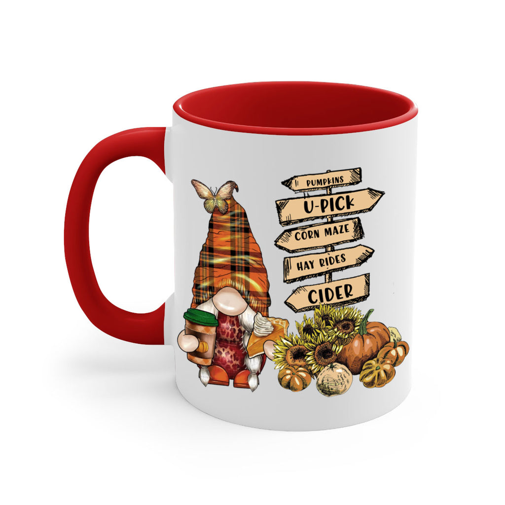 VintageFallGnome 625#- fall-Mug / Coffee Cup