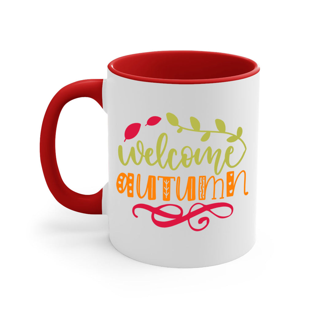 Welcome Autumn 629#- fall-Mug / Coffee Cup