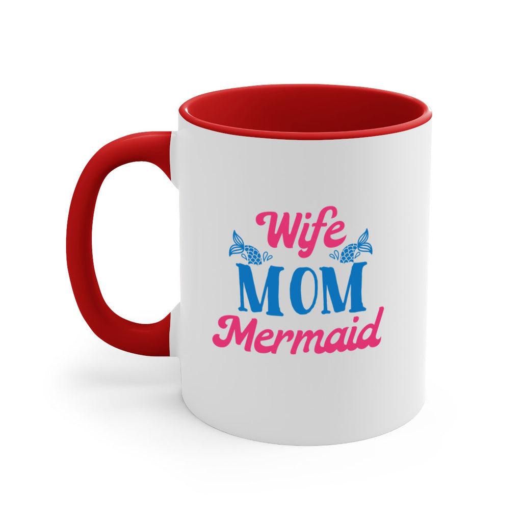 Wife Mom Mermaid 670#- mermaid-Mug / Coffee Cup