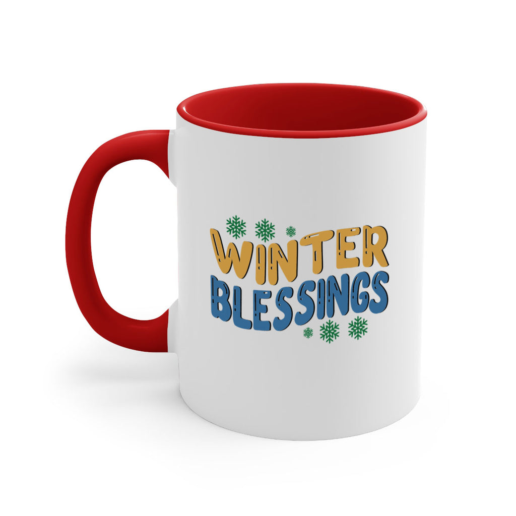 Winter Blessings 547#- winter-Mug / Coffee Cup