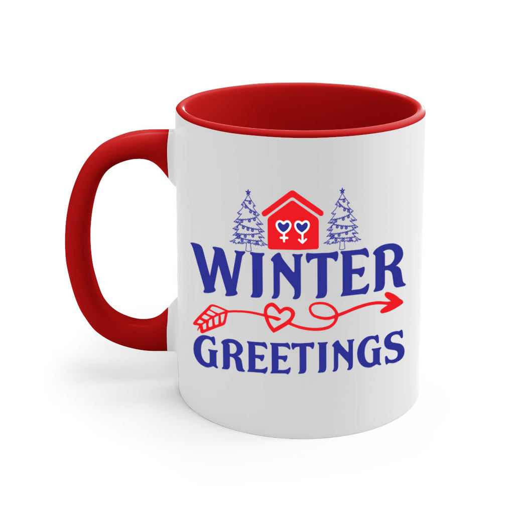Winter Greetings 551#- winter-Mug / Coffee Cup