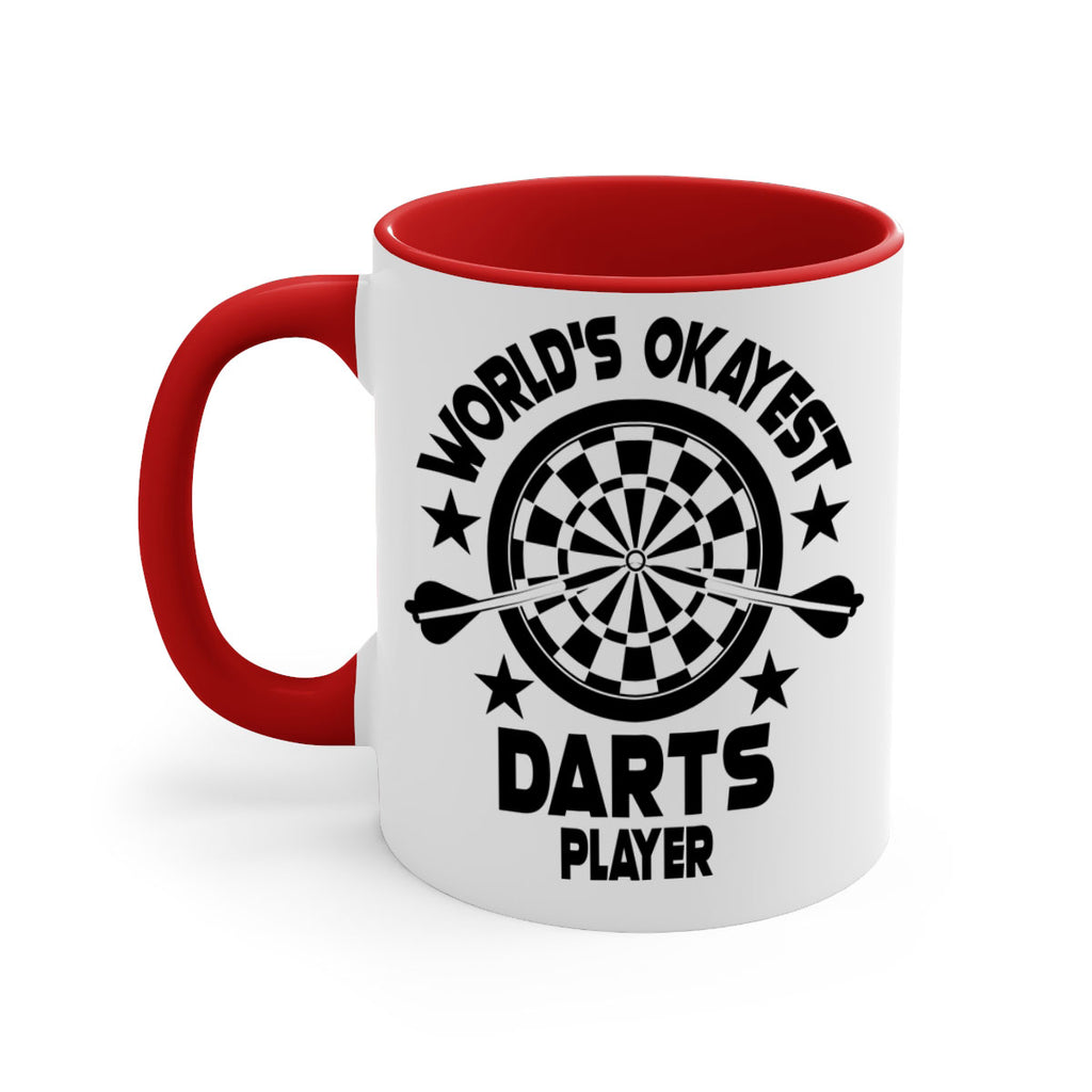 Worlds okayest Darts player 28#- darts-Mug / Coffee Cup