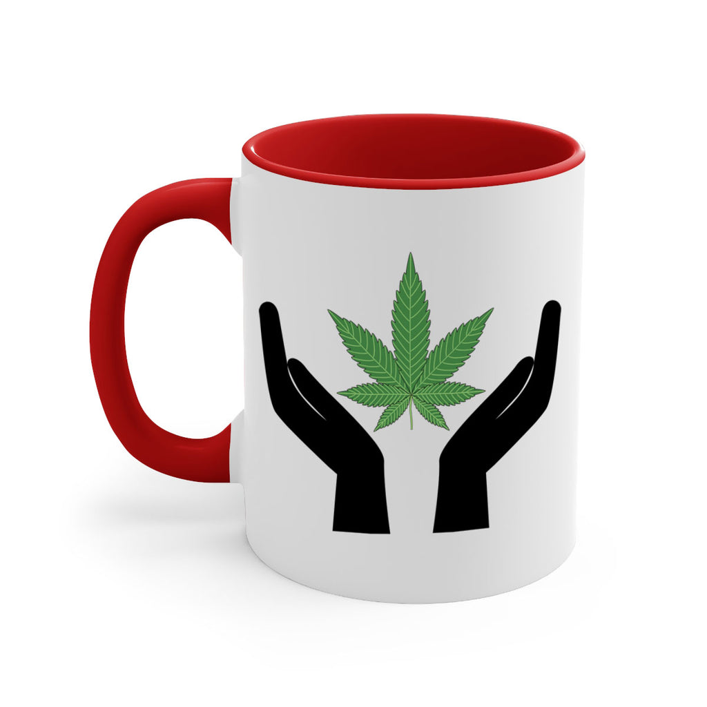 cannabis hands 44#- marijuana-Mug / Coffee Cup