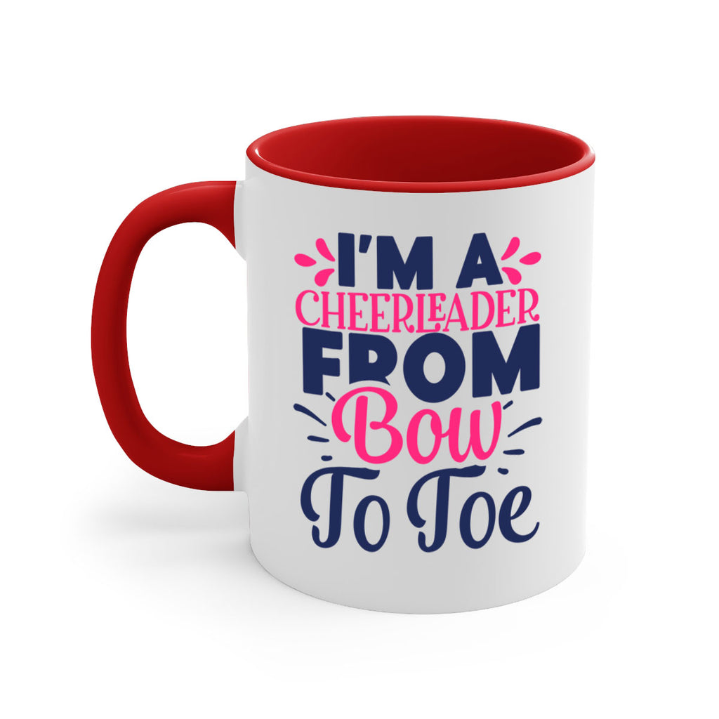 im a cheerleader bow to toe 1741#- cheer-Mug / Coffee Cup