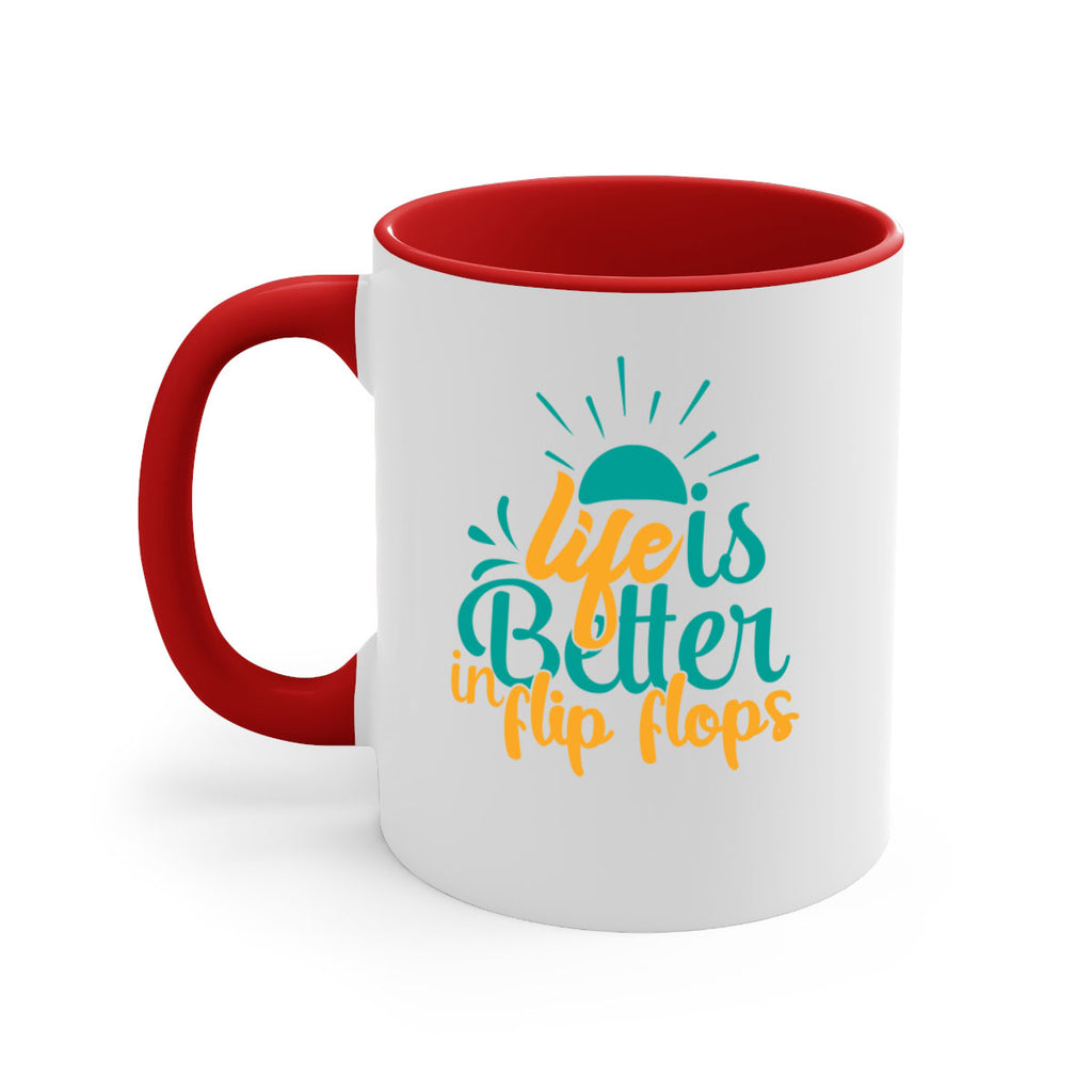 life is better in flip flops Style 90#- Summer-Mug / Coffee Cup