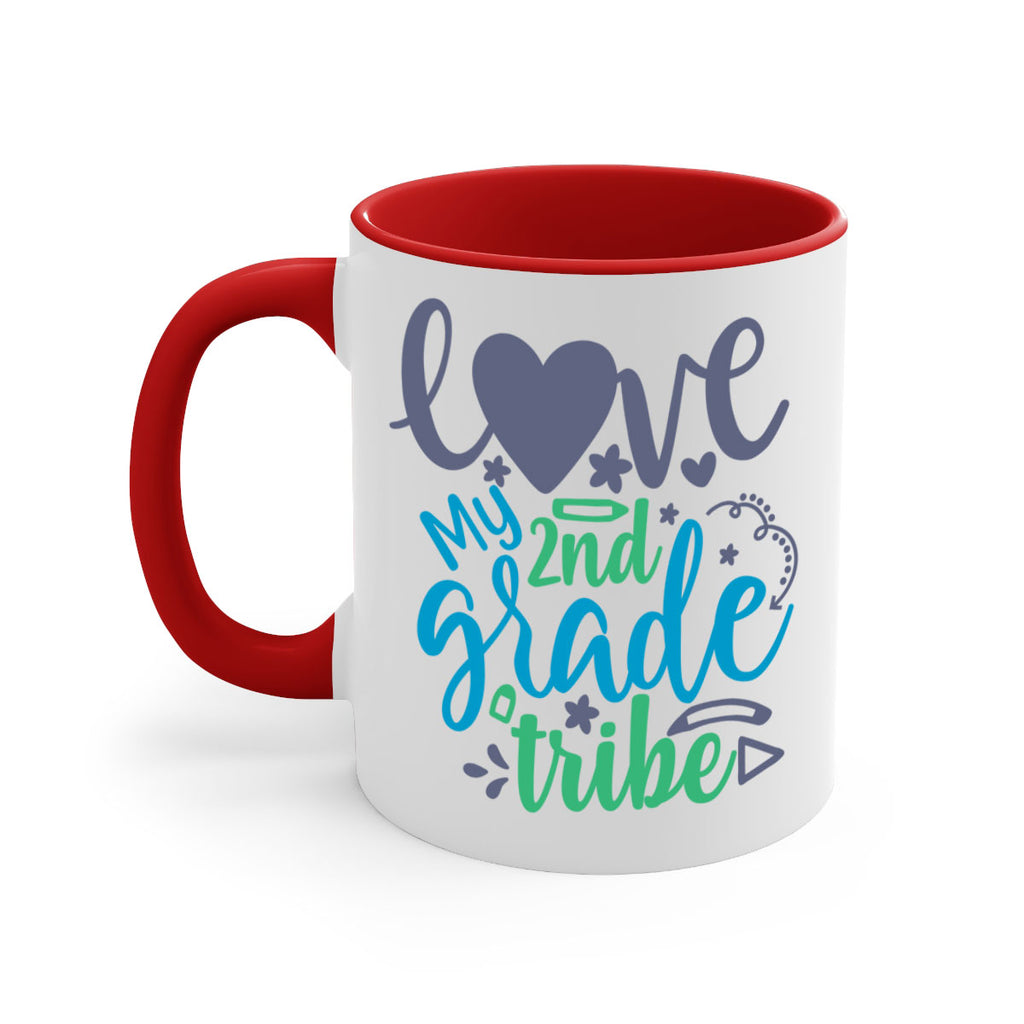 love my 2nd grade tribe 9#- second grade-Mug / Coffee Cup