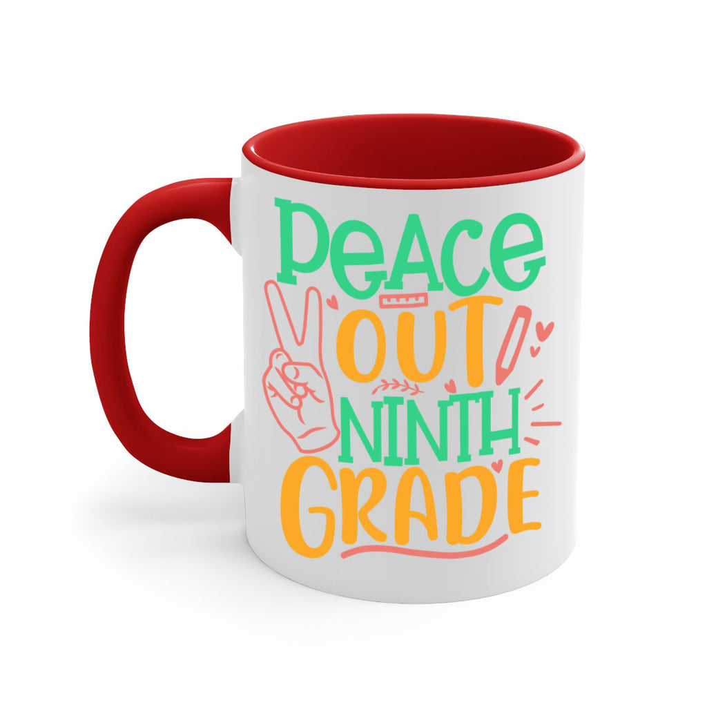 peace out 9th grade 2#- 9th grade-Mug / Coffee Cup