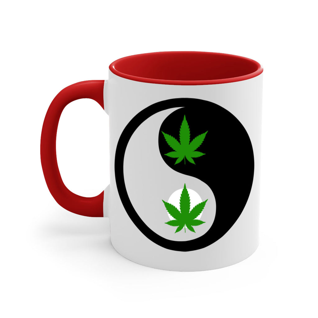 yin and yang weed 311#- marijuana-Mug / Coffee Cup