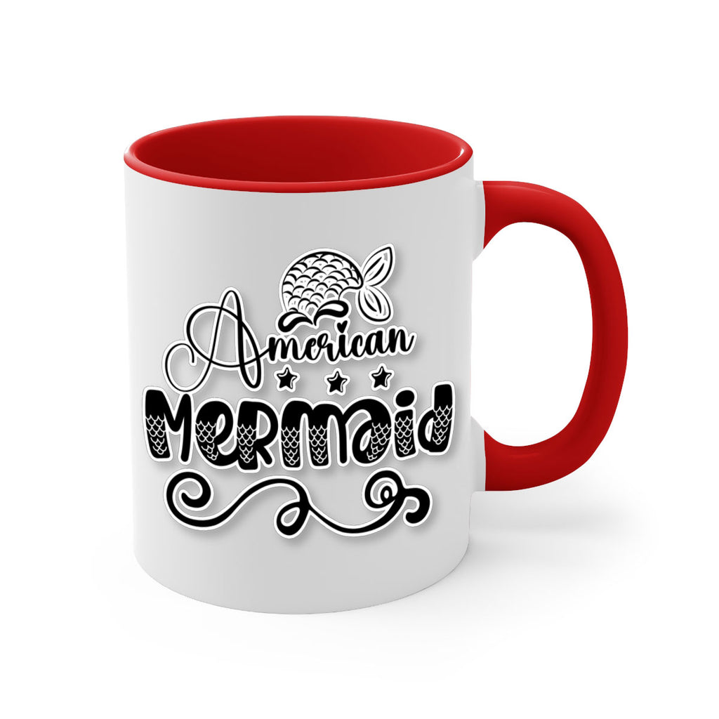 American Mermaid 15#- mermaid-Mug / Coffee Cup