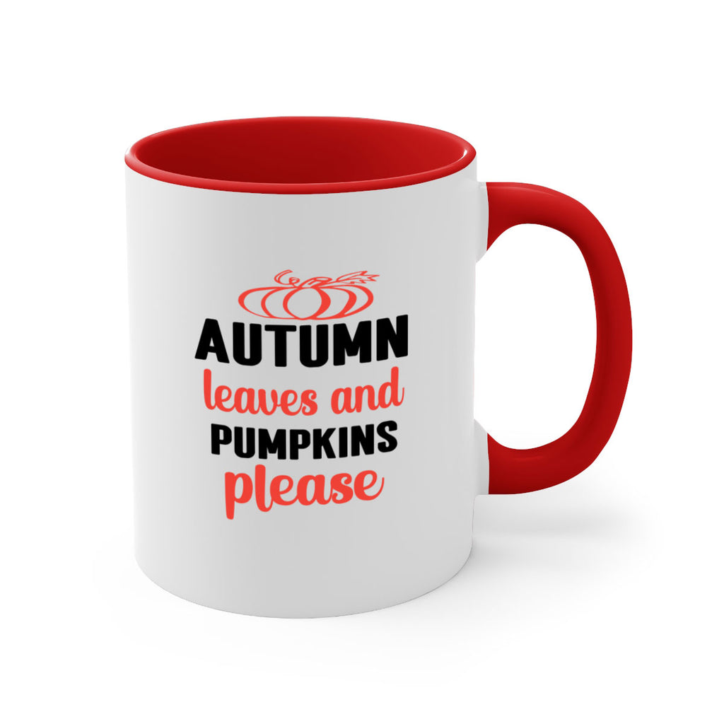 Autumn leaves and pumpkins please 27#- fall-Mug / Coffee Cup