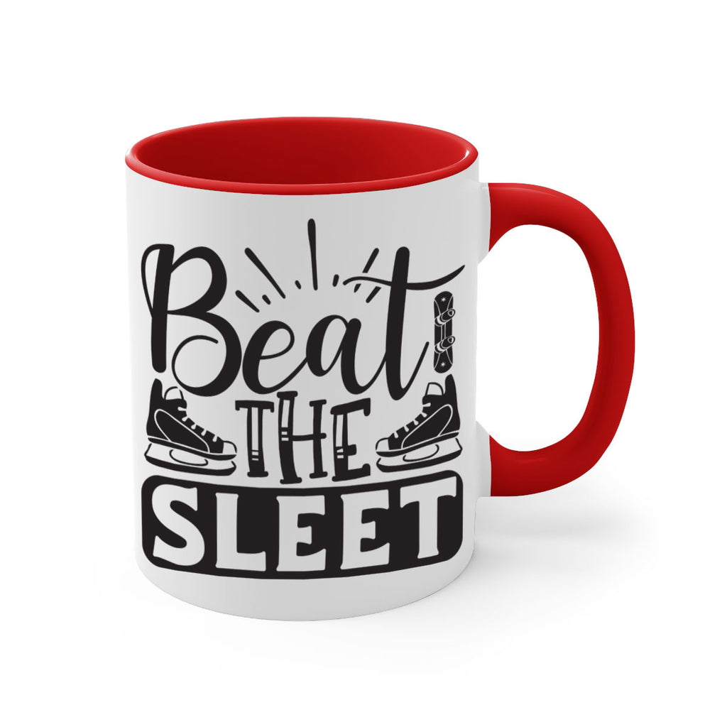 Beat the sleet 24#- winter-Mug / Coffee Cup