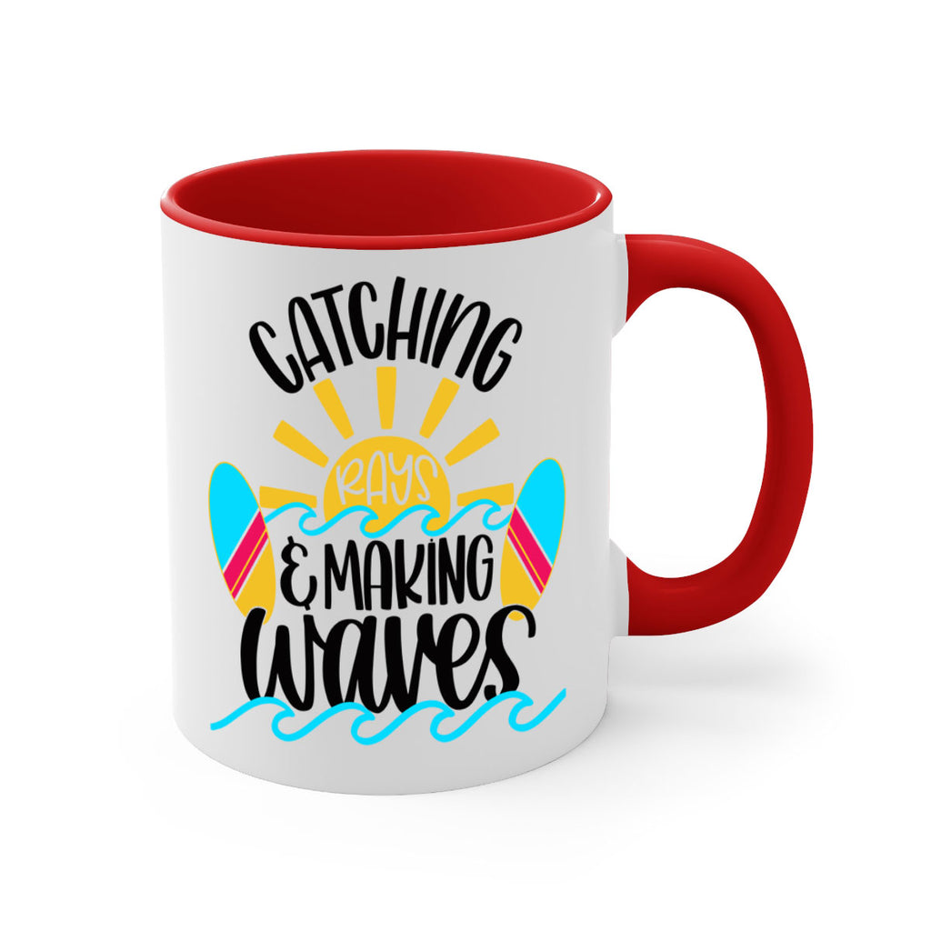 Catching Rays Making Waves Style 49#- Summer-Mug / Coffee Cup