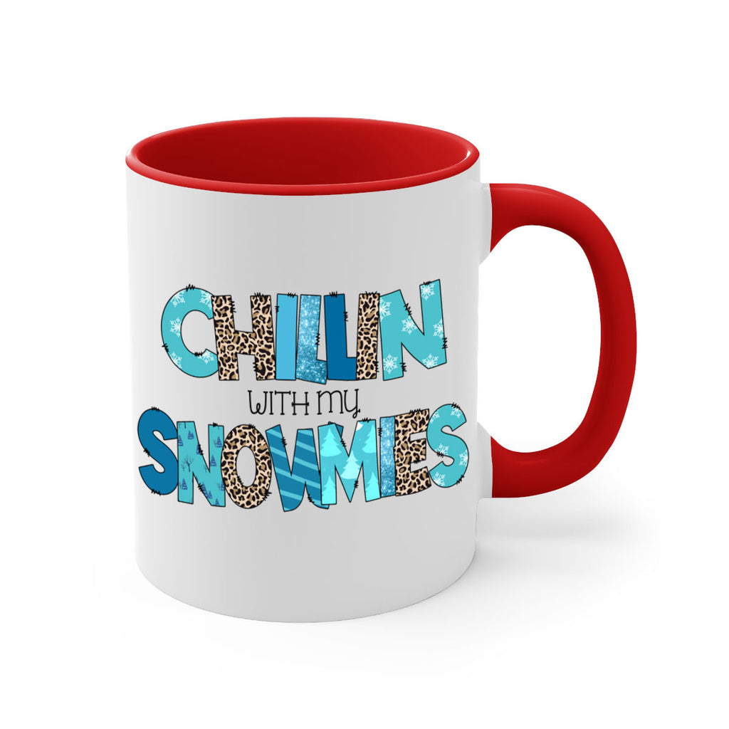 Chillin with my snowmies 43#- winter-Mug / Coffee Cup