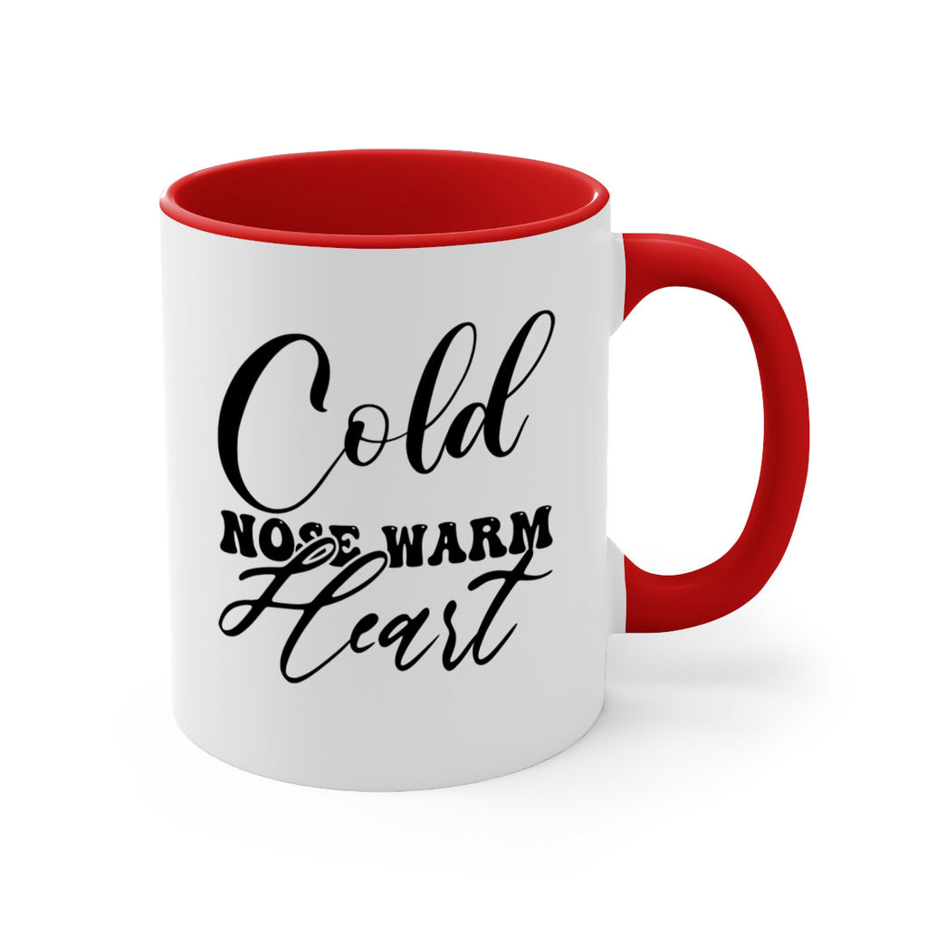 Cold nose warm heart 56#- winter-Mug / Coffee Cup