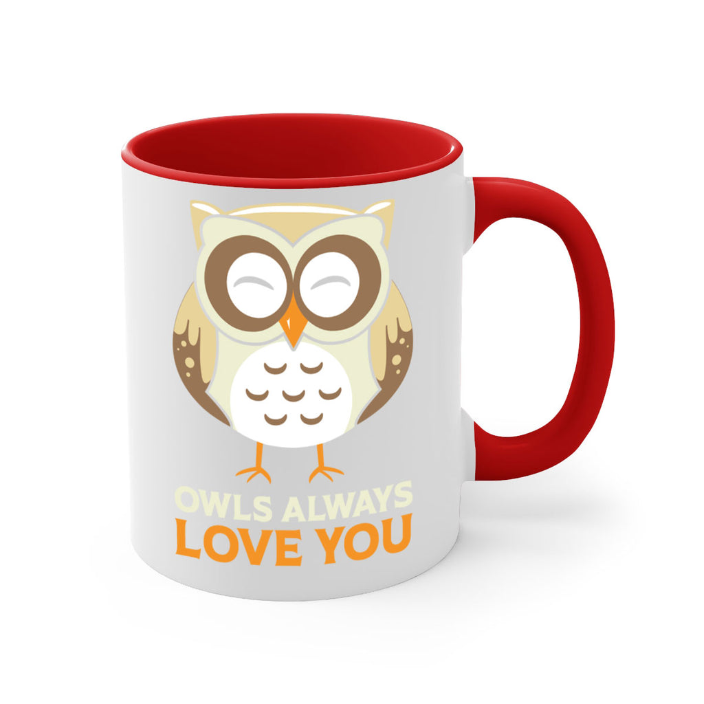 Cute Owl Always Love You A TurtleRabbit 3#- owl-Mug / Coffee Cup