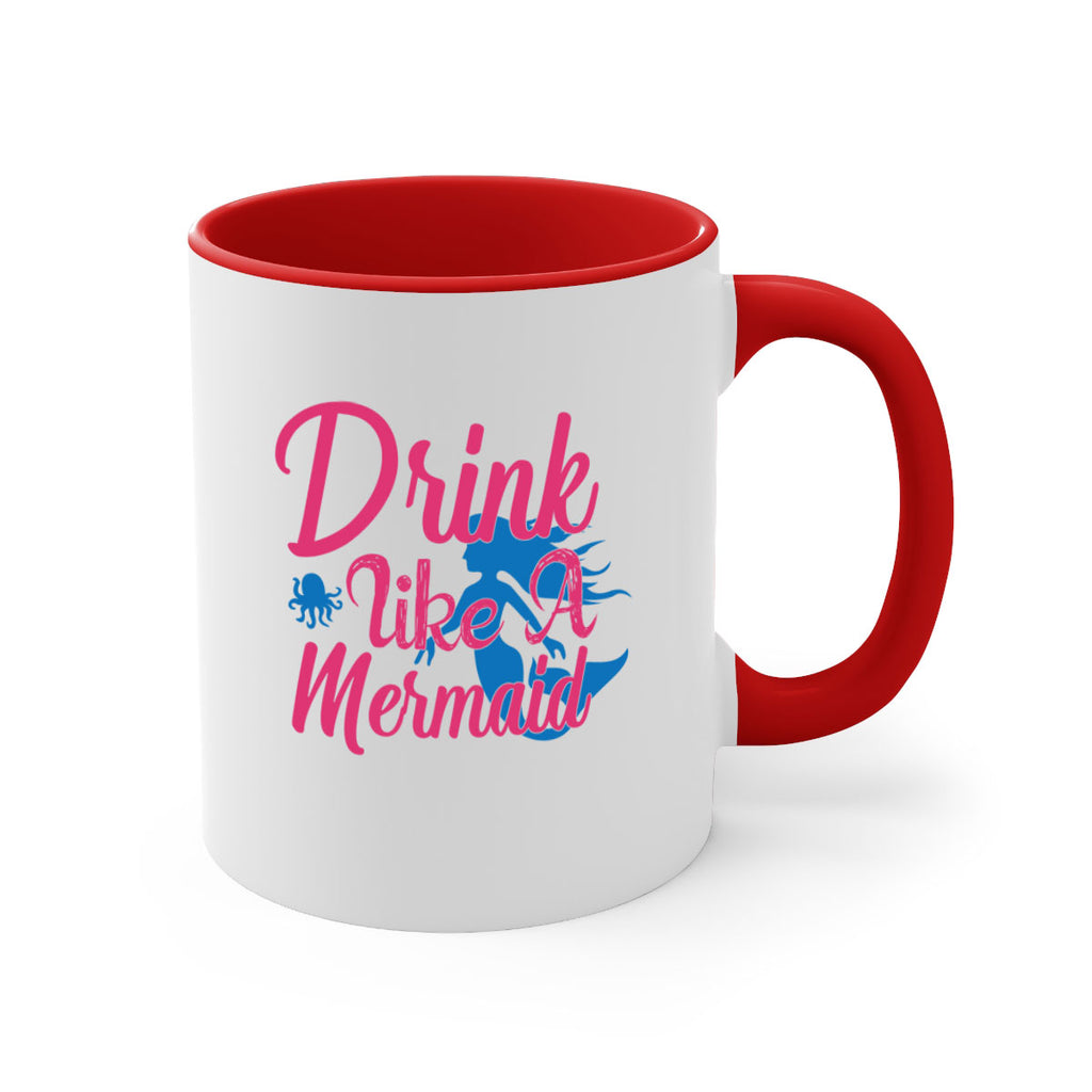 Drink Like A Mermaid 140#- mermaid-Mug / Coffee Cup