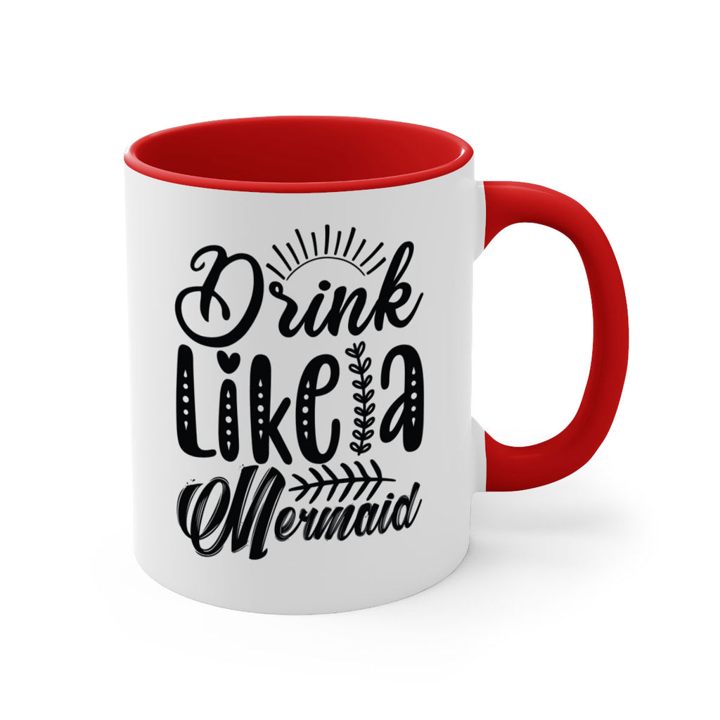 Drink Like a Mermaid 152#- mermaid-Mug / Coffee Cup