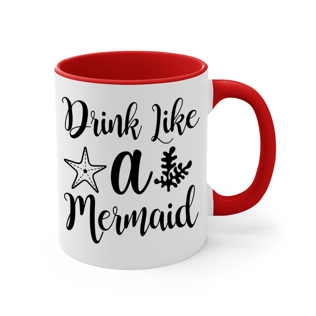 Drink like a mermaid 149#- mermaid-Mug / Coffee Cup