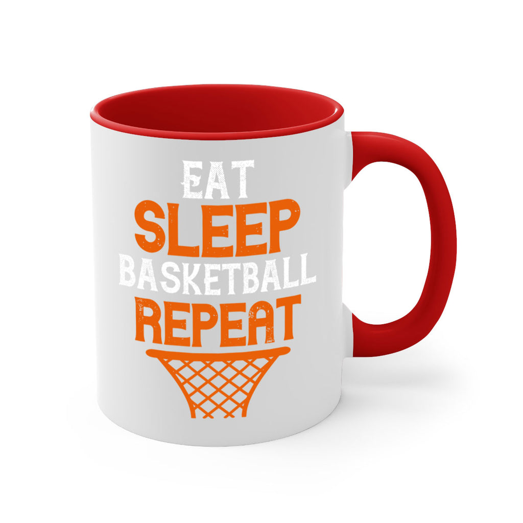 Eat more sleep basketball repeat 1321#- basketball-Mug / Coffee Cup
