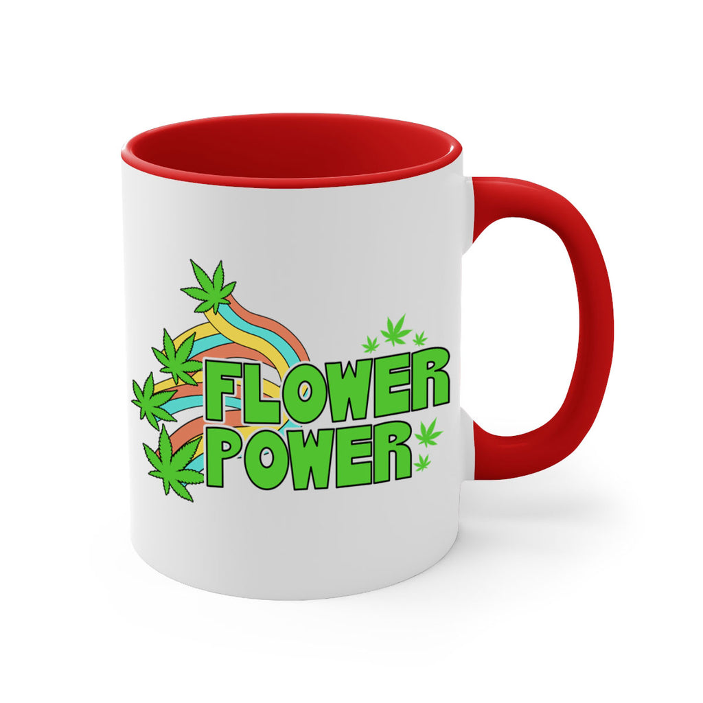 Flower Power Cannabis leaf 86#- marijuana-Mug / Coffee Cup