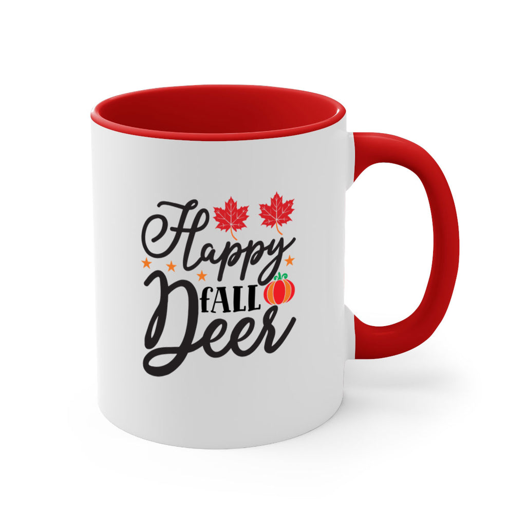 Happyfalldeer 254#- fall-Mug / Coffee Cup
