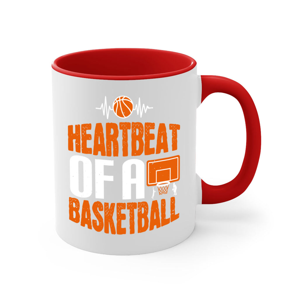 Heartbeat of a basketball 2298#- basketball-Mug / Coffee Cup