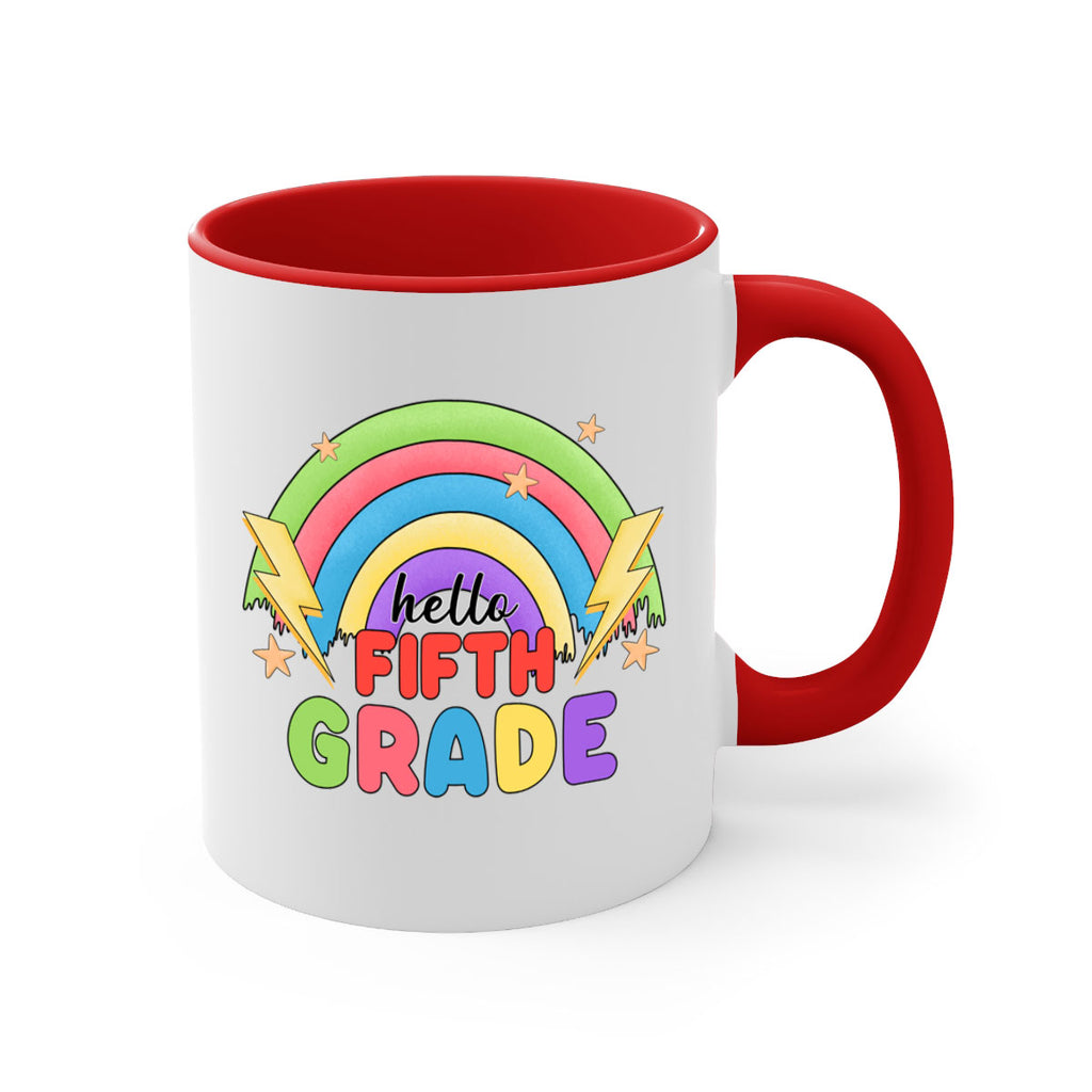 Hello 5th Grade Rainbow 14#- 5th grade-Mug / Coffee Cup