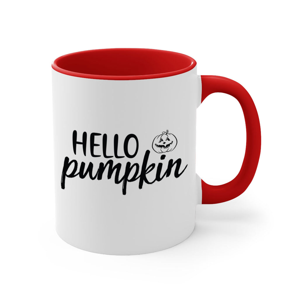 Hello Pumpkin 286#- fall-Mug / Coffee Cup