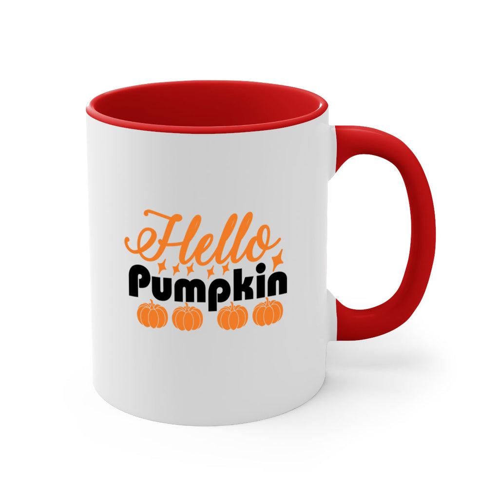 Hello Pumpkin 292#- fall-Mug / Coffee Cup