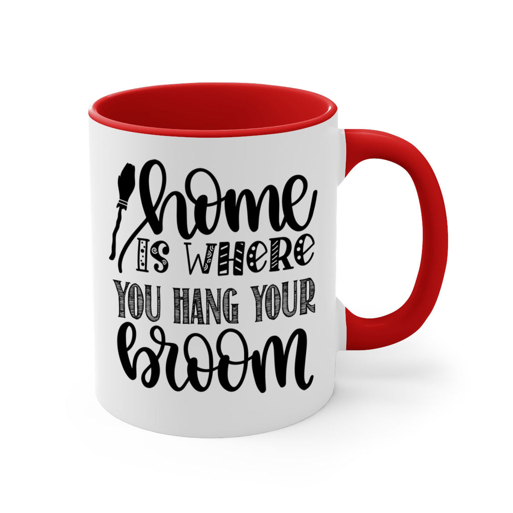 Home Is Where You Hang Your Broom 315#- fall-Mug / Coffee Cup