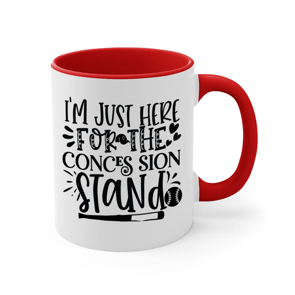 Im Just Here For the Conces sion stand 2072#- baseball-Mug / Coffee Cup