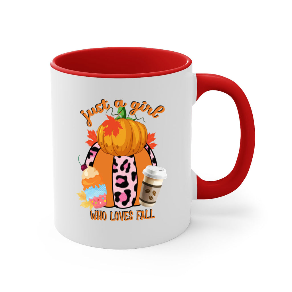 Just a Girl Who Loves Fall 383#- fall-Mug / Coffee Cup