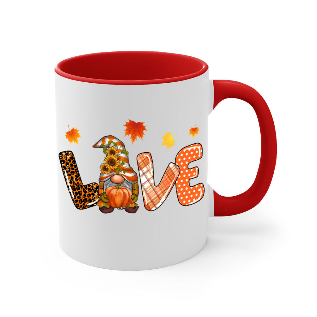 LOVEFallGnomeAutumn 416#- fall-Mug / Coffee Cup