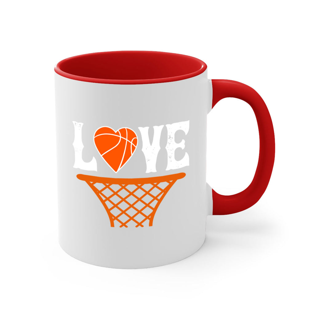 Love 704#- basketball-Mug / Coffee Cup