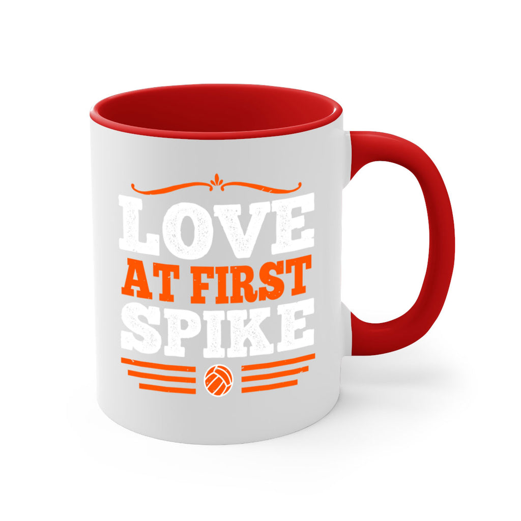 Love at first spike 735#- basketball-Mug / Coffee Cup