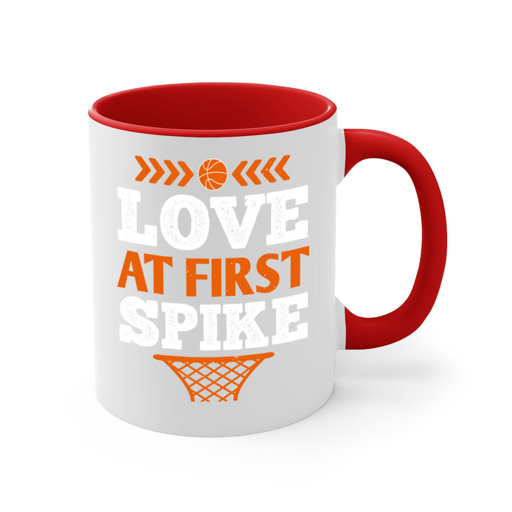 Love at first spike 736#- basketball-Mug / Coffee Cup