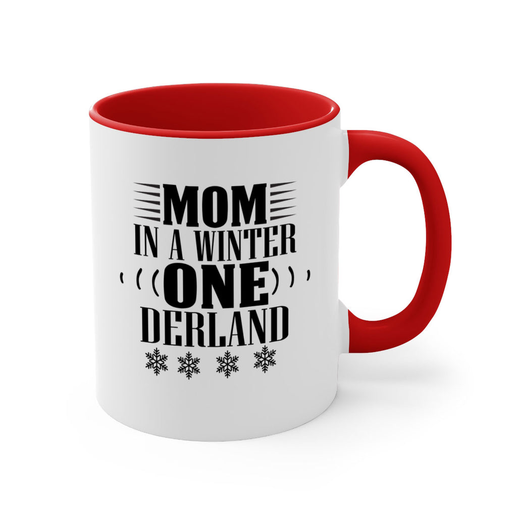 MOM IN A WINTER ONE DERLAND 322#- winter-Mug / Coffee Cup