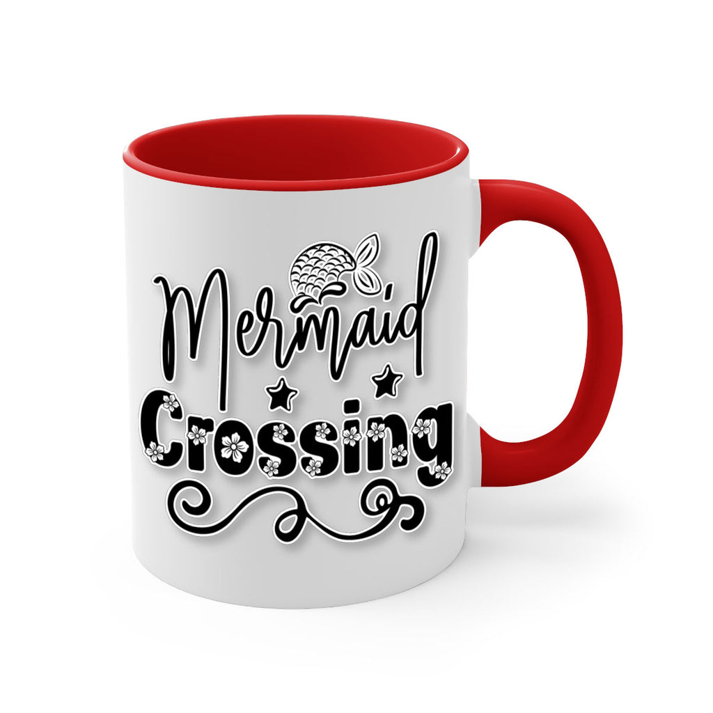 Mermaid Crossing 400#- mermaid-Mug / Coffee Cup