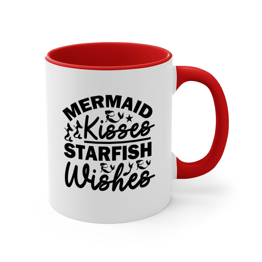 Mermaid Kisses Starfish Wishes 424#- mermaid-Mug / Coffee Cup