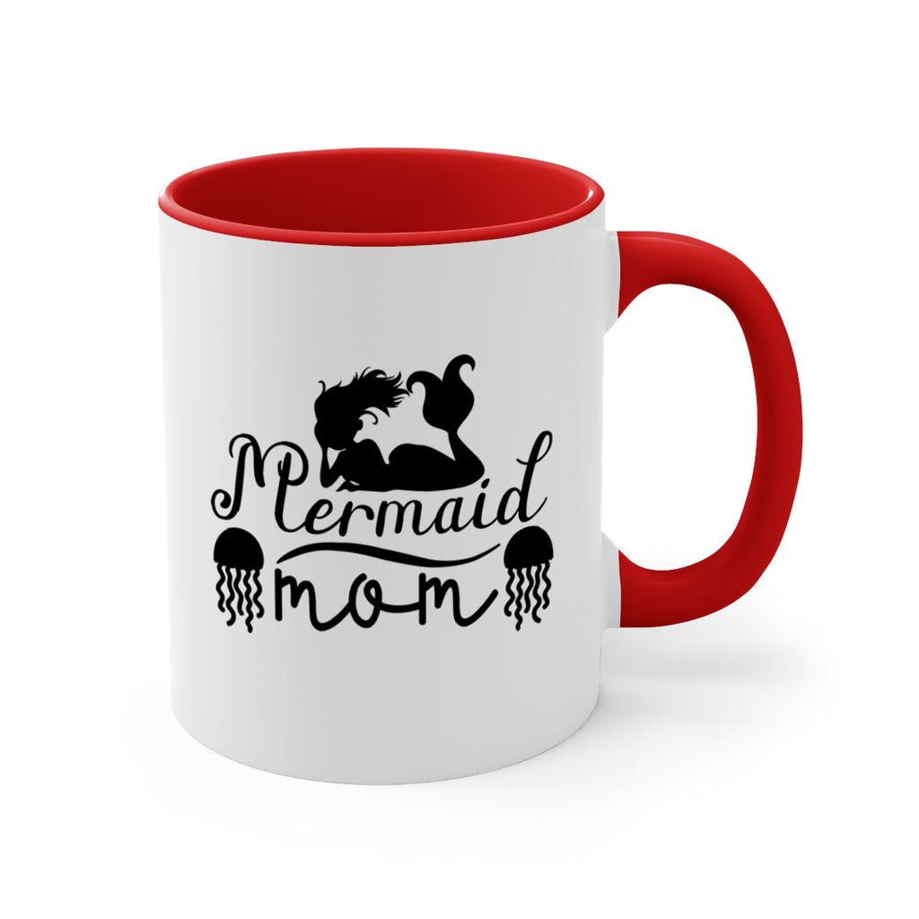 Mermaid Mom 373#- mermaid-Mug / Coffee Cup