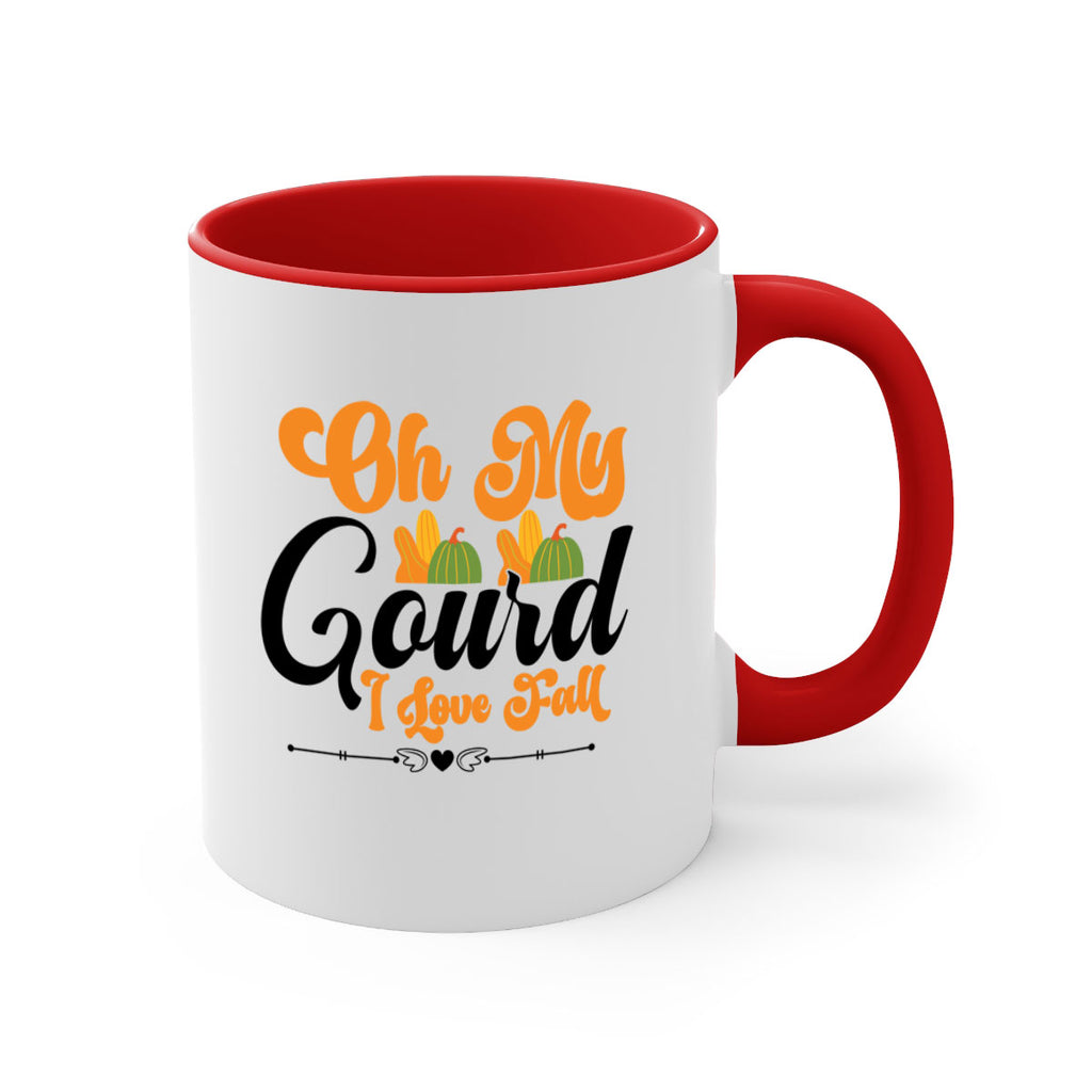 Oh My Gourd I Love Fall 457#- fall-Mug / Coffee Cup