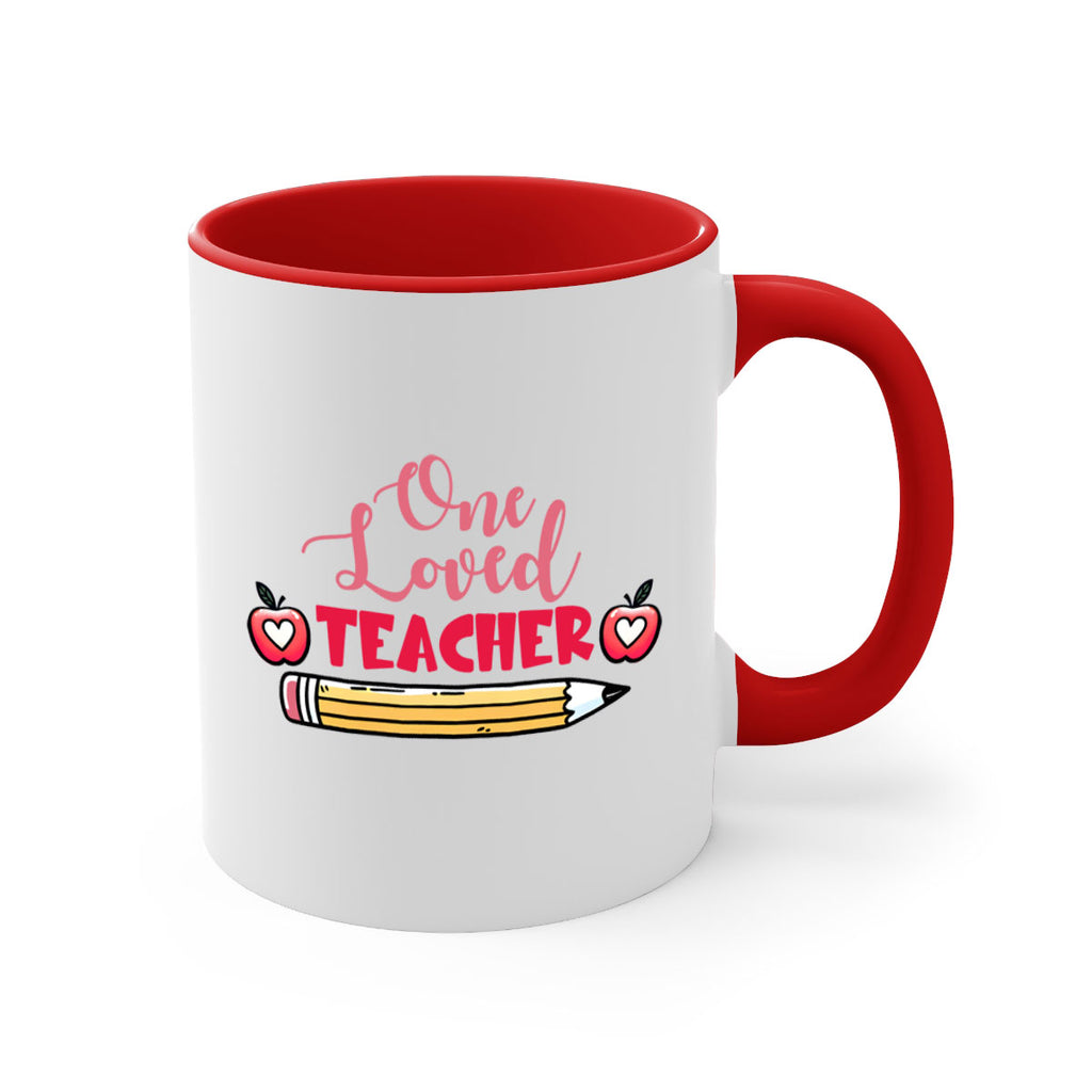 One Loved Teacher Valentine 8#- teacher-Mug / Coffee Cup