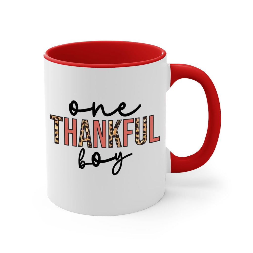One thankful boy 462#- fall-Mug / Coffee Cup