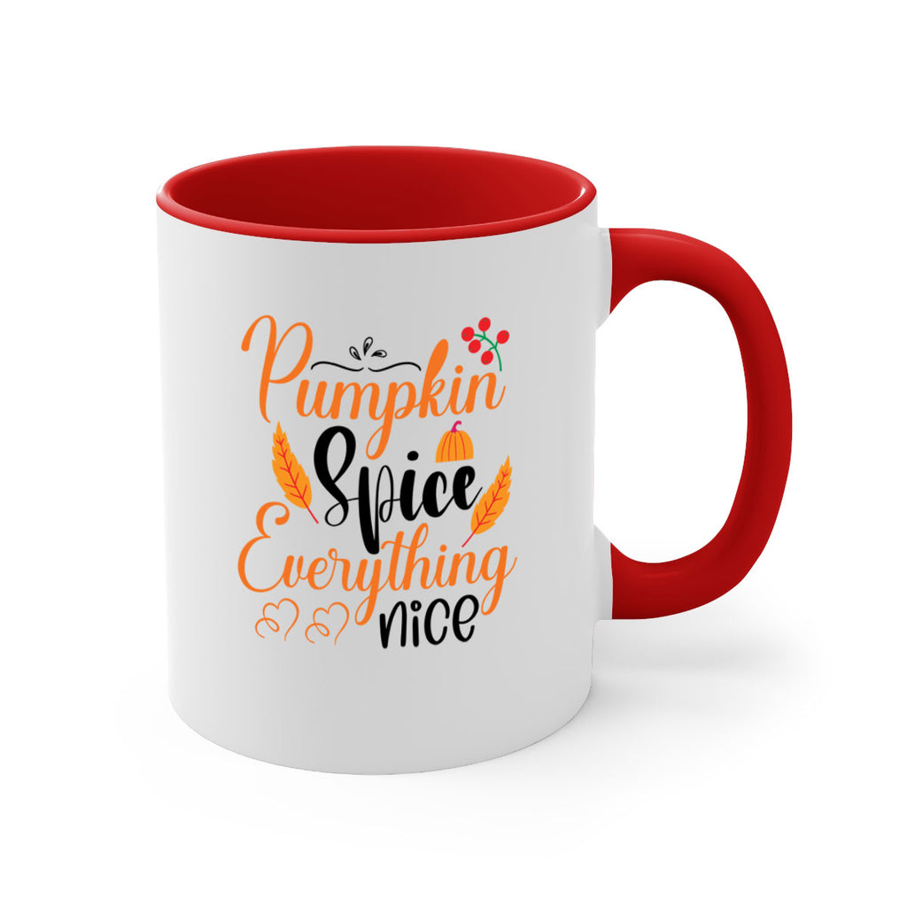 Pumpkin Spice Everything Nice 543#- fall-Mug / Coffee Cup