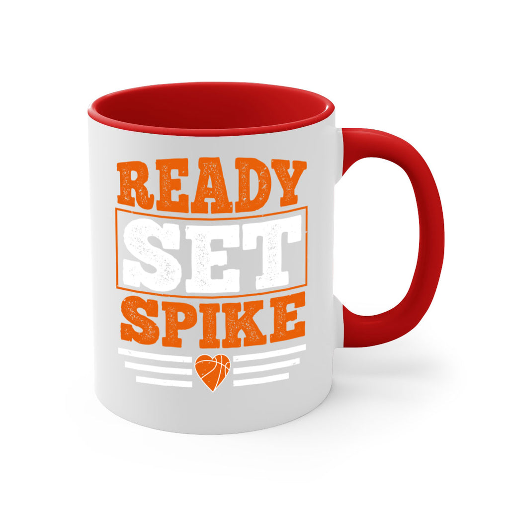 Ready set spike 557#- basketball-Mug / Coffee Cup