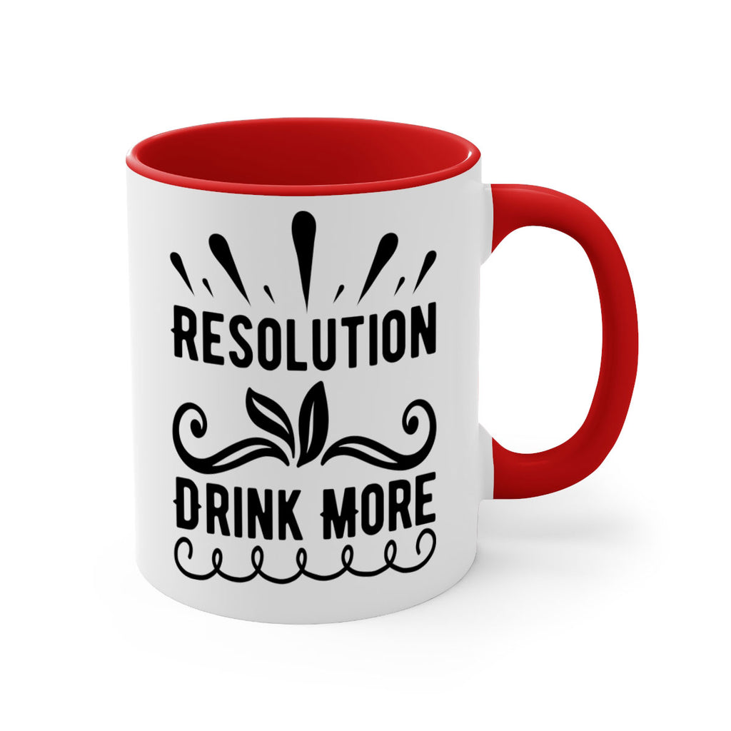Resolution Drink More 348#- winter-Mug / Coffee Cup