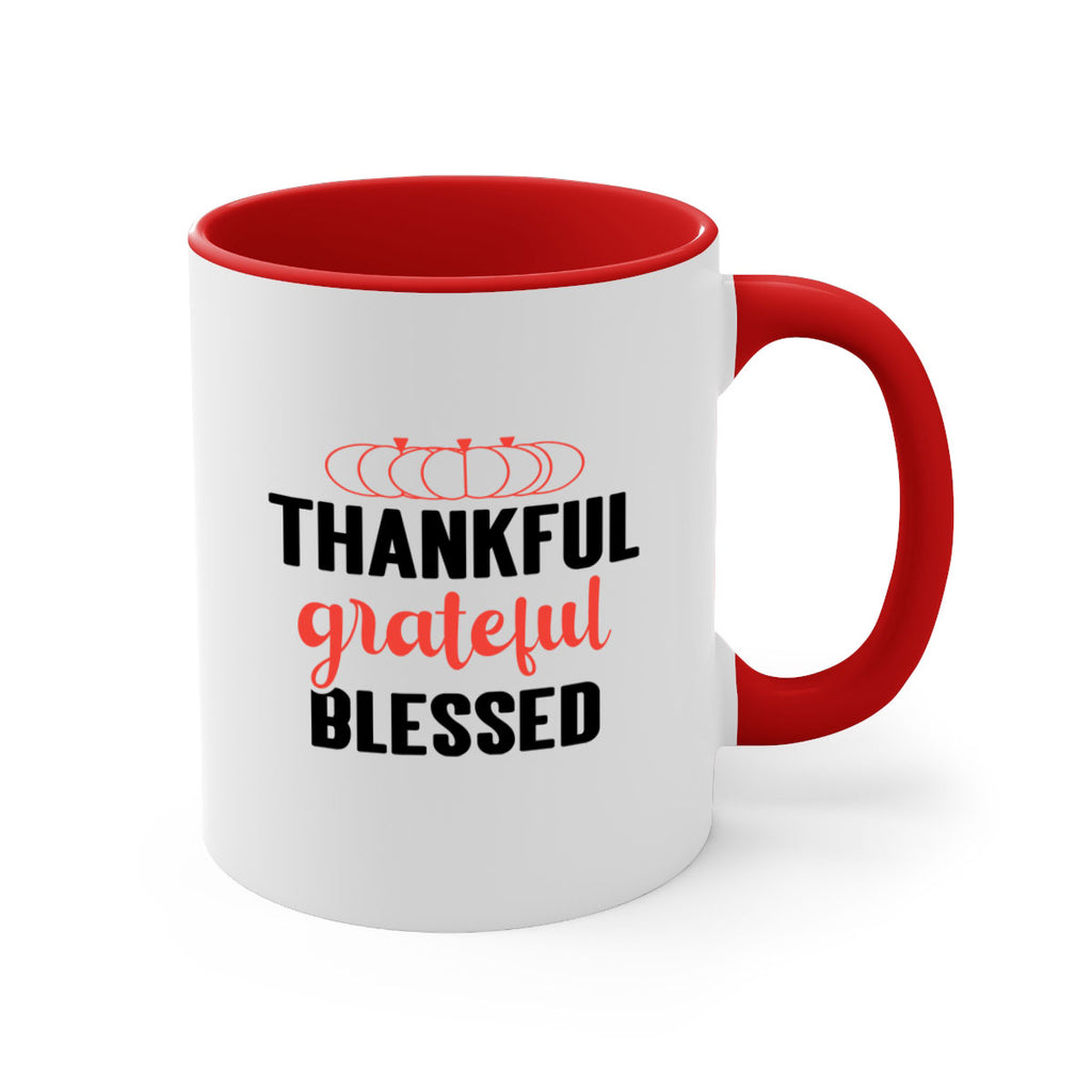 Thankful grateful blessed 603#- fall-Mug / Coffee Cup