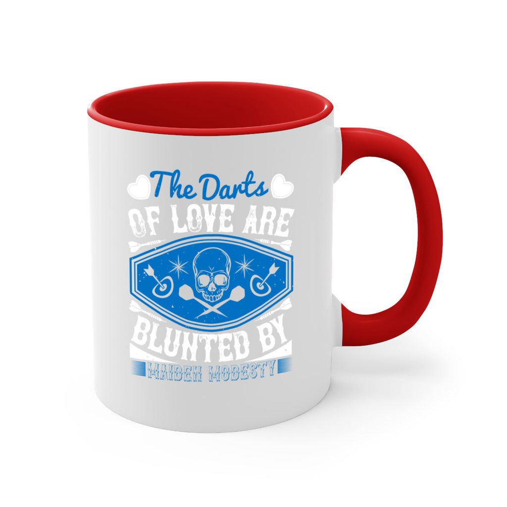 The darts of love are blunted by maiden modesty 1805#- darts-Mug / Coffee Cup